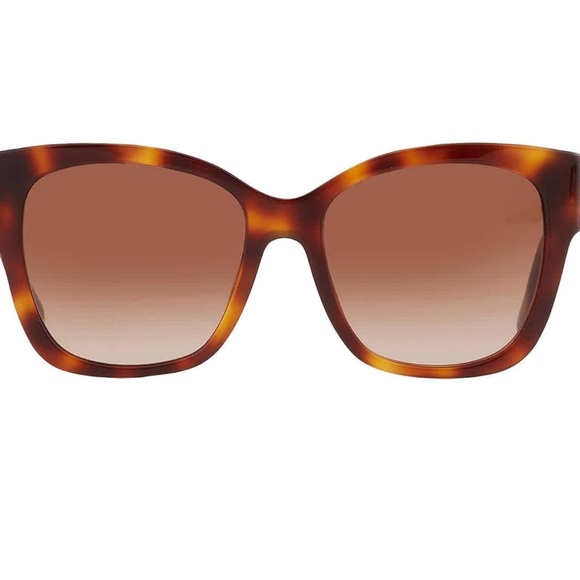 BURBERRY BE 4345 331613 Light Havana Plastic Square Sunglasses Brown Gradient - Picture 14 of 16